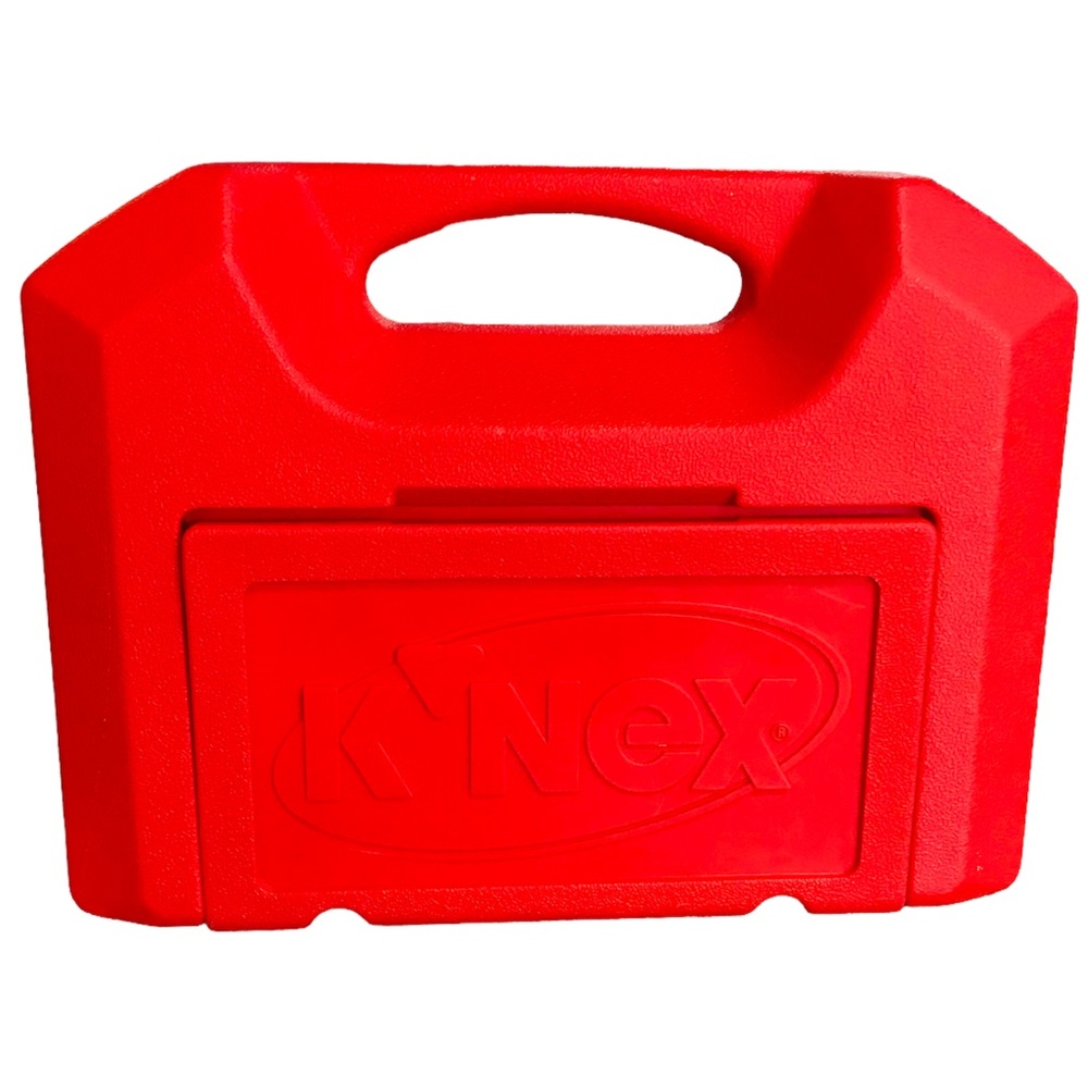 KNex Red Hard Storage Carry Case W/ KNex Pieces Set